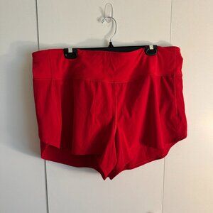 Lululemon Speed Up High-Rise Lined Short 4" - Dark Red